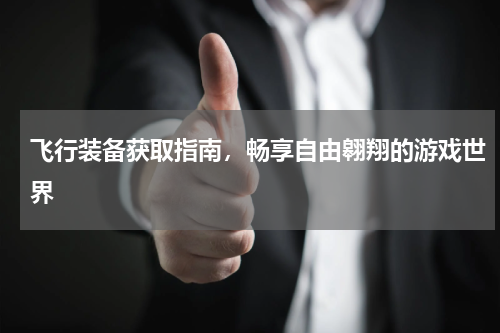 飞行装备获取指南,畅享自由翱翔的游戏世界