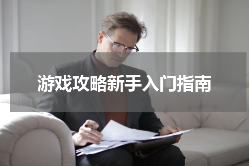 游戏攻略新手入门指南