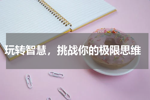 玩转智慧,挑战你的极限思维