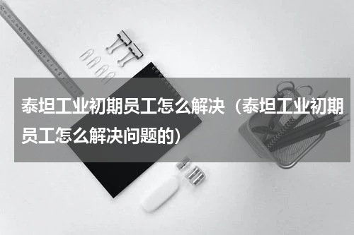 泰坦工业初期员工怎么解决(泰坦工业初期员工怎么解决问题的)
