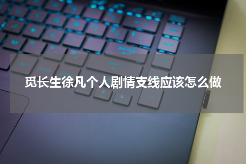 觅长生徐凡个人剧情支线应该怎么做