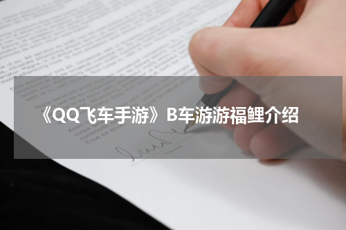 《QQ飞车手游》B车游游福鲤介绍