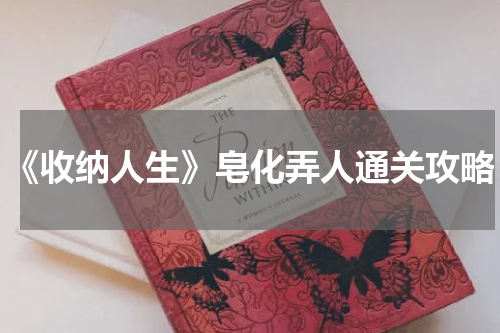 《收纳人生》皂化弄人通关攻略