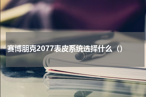 赛博朋克2077表皮系统选择什么（）