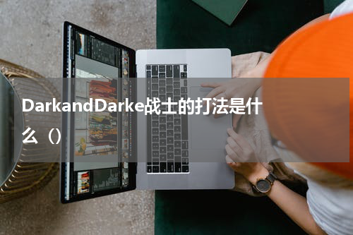 DarkandDarke战士的打法是什么（）