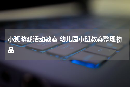 小班游戏活动教案 幼儿园小班教案整理物品