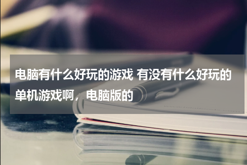 电脑有什么好玩的游戏 有没有什么好玩的单机游戏啊，电脑版的