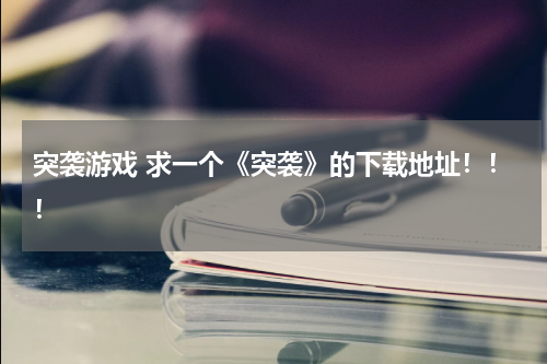 突袭游戏 求一个《突袭》的下载地址！！！