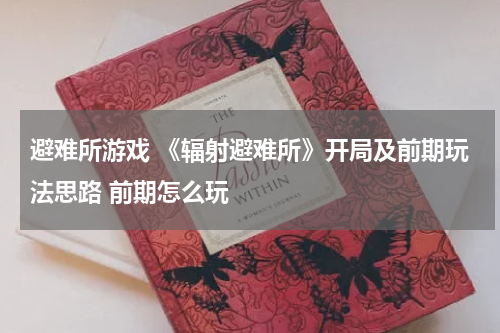 避难所游戏 《辐射避难所》开局及前期玩法思路 前期怎么玩