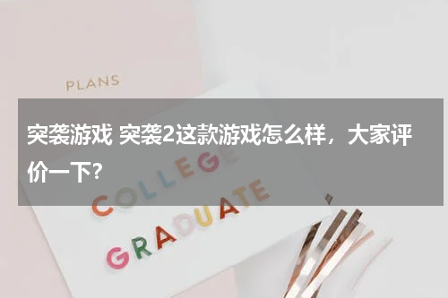 突袭游戏 突袭2这款游戏怎么样，大家评价一下？